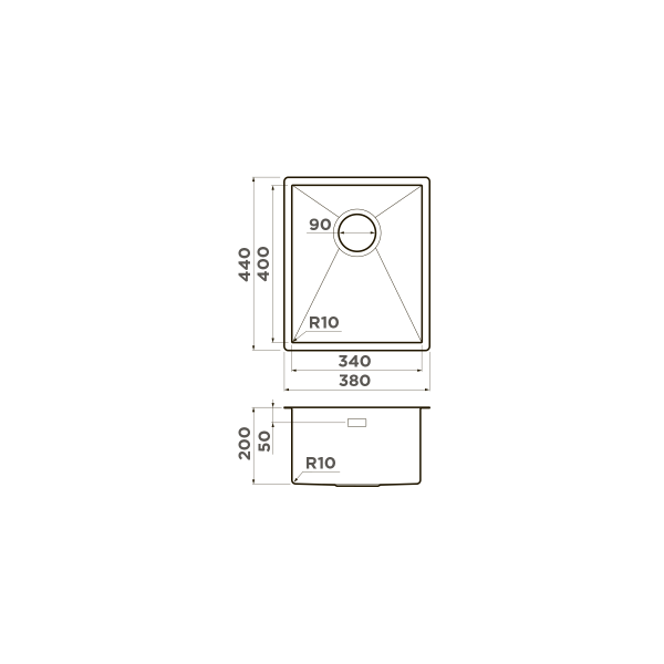 Мойка для кухни врезная Omoikiri Taki 38-U/IF-GM 380х440 вороненая сталь (4973106) Мойка для кухни врезная Omoikiri Taki 38-U/IF-GM 380х440 вороненая сталь (4973106)