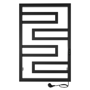 Полотенцесушитель электрический Indigo Flavio Slim 80x50 таймер, скрытый монтаж, универсальное подключение, черный муар (DGFS80-50BRRt) Полотенцесушитель электрический Indigo Flavio Slim 80x50 таймер, скрытый монтаж, универсальное подключение, черный муар (DGFS80-50BRRt)