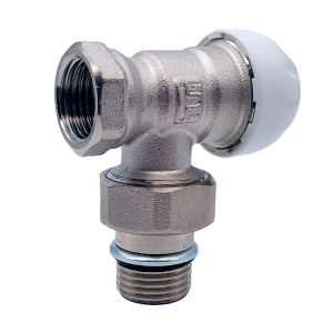 Клапан термостатический Tiemme угловой 1/2" (с уплотн. кольцом) (3310033 / 331H) Клапан термостатический Tiemme угловой 1/2" (с уплотн. кольцом) (3310033 / 331H)