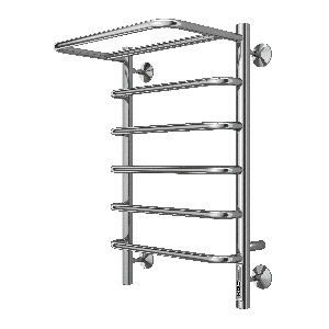 Полотенцесушитель электрический Terminus standart standart П6 400х650 с полочкой Полотенцесушитель электрический Terminus standart standart П6 400х650 с полочкой