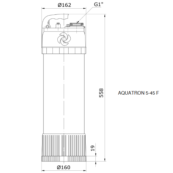 Насос колодезный Vandjord AQUATRON 5-45 F (72211002) Насос колодезный Vandjord AQUATRON 5-45 F (72211002)