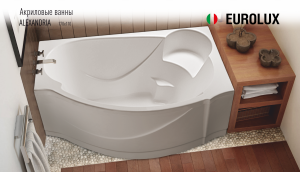 Ванна акриловая Eurolux Alexsandria 170x110 правая Ванна акриловая Eurolux Alexsandria 170x110 правая