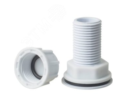 Соединение прямое для резервуара STL 3/4" с заглушкой пластик (66503) Соединение прямое для резервуара STL 3/4" с заглушкой пластик (66503)