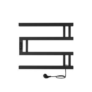 Полотенцесушитель электрический Indigo Muza 40x50 таймер, скрытый провод справа, черный муар (DGM40-50BRRt) Полотенцесушитель электрический Indigo Muza 40x50 таймер, скрытый провод справа, черный муар (DGM40-50BRRt)