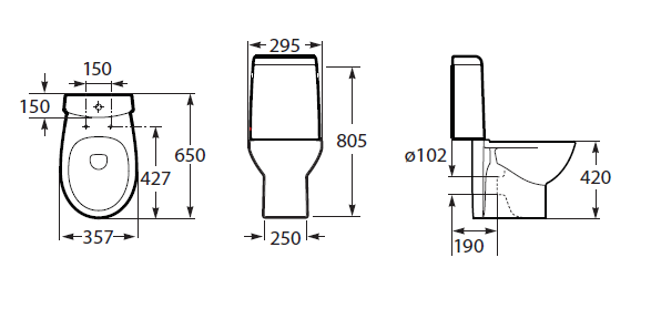 Унитаз напольный Roca Victoria Nord 650х357х805 vario выпуск (342ND7000) Унитаз напольный Roca Victoria Nord 650х357х805 vario выпуск (342ND7000)