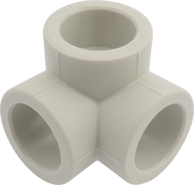 Тройник двухплоскостной PP-R 20 мм. FV-Plast (серый) (AA242020000) Тройник двухплоскостной PP-R 20 мм. FV-Plast (серый) (AA242020000)