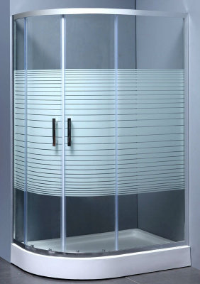 Душевой уголок BandHours Alba-2 80х120х200 L стекло узорчатое Душевой уголок BandHours Alba-2 80х120х200 L стекло узорчатое