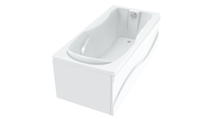 Ванна акриловая Bach Исланд 180*80 система 0, с каркасом Ванна акриловая Bach Исланд 180*80 система 0, с каркасом