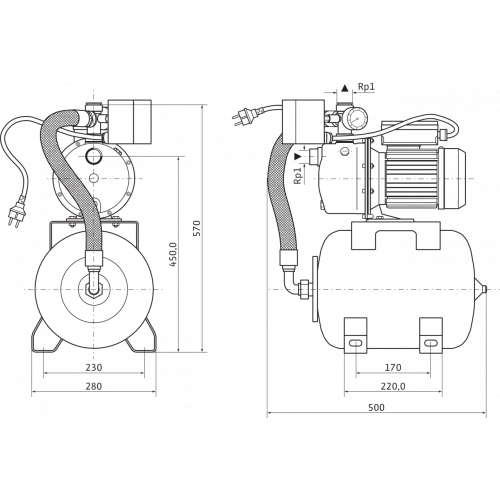 Насосная станция Wilo HWJ-203-EM-R (2451056) Насосная станция Wilo HWJ-203-EM-R (2451056)