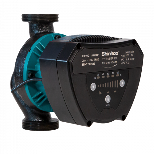 Насос циркуляционный Shinhoo Mega 32-8 G 2" с гайками энергоэффективный (71121003) Насос циркуляционный Shinhoo Mega 32-8 G 2" с гайками энергоэффективный (71121003)