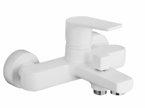 Смеситель для ванны и душа Azario Treya белый (AZ-156805126) Смеситель для ванны и душа Azario Treya белый (AZ-156805126)