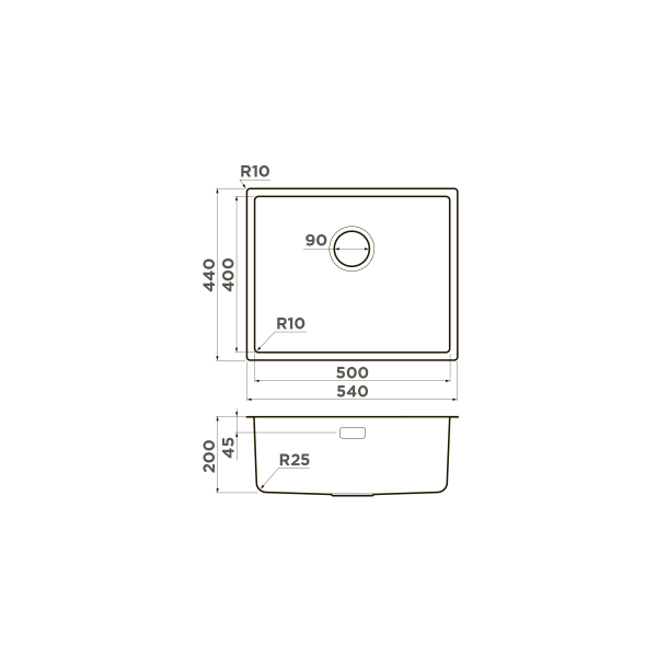 Мойка для кухни врезная Omoikiri Tadzava 54-U/I-IN Ultra 540х440 нержавеющая сталь (4993800) Мойка для кухни врезная Omoikiri Tadzava 54-U/I-IN Ultra 540х440 нержавеющая сталь (4993800)