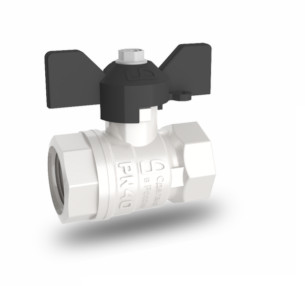 Кран 3/4" ВВ шаровый "LD Pride" (чёрная бабочка) (LD 47.300.20) Кран 3/4" ВВ шаровый "LD Pride" (чёрная бабочка) (LD 47.300.20)