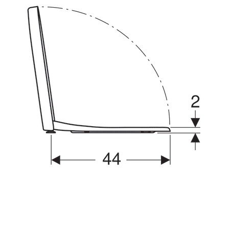 Сиденье для унитаза Geberit Icon c микролифтом, белое (574130000) Сиденье для унитаза Geberit Icon c микролифтом, белое (574130000)