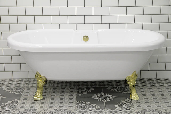 Ванна акриловая Радомир Леонесса 175*80 на ножках лилия со сливом-переливом - золото (1-01-3-0-9-138) Ванна акриловая Радомир Леонесса 175*80 на ножках лилия со сливом-переливом - золото (1-01-3-0-9-138)