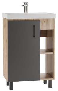 Тумба напольная Домино Фостер 60 Craft (DCr2201T) Тумба напольная Домино Фостер 60 Craft (DCr2201T)