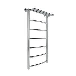 Полотенцесушитель водяной Indigo Arc 532x1000 1/2" с полочкой (LASHW100-50P) Полотенцесушитель водяной Indigo Arc 532x1000 1/2" с полочкой (LASHW100-50P)