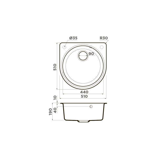 Мойка для кухни врезная Omoikiri Akegata 51-PA 510 пастила (4993754) Мойка для кухни врезная Omoikiri Akegata 51-PA 510 пастила (4993754)