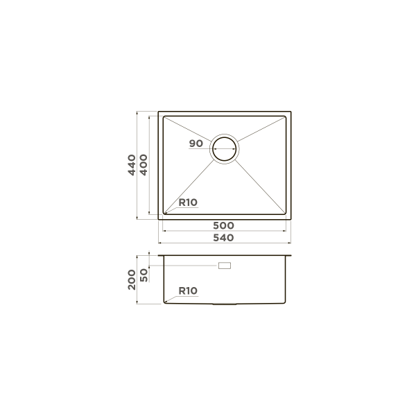 Мойка для кухни врезная Omoikiri Taki 54-U/IF-LG 540х440 светлое золото (4973093) Мойка для кухни врезная Omoikiri Taki 54-U/IF-LG 540х440 светлое золото (4973093)