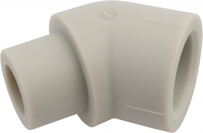 Угольник PP-R 16 мм. ВН 45 гр. FV-Plast (серый) (AA205016000) Угольник PP-R 16 мм. ВН 45 гр. FV-Plast (серый) (AA205016000)