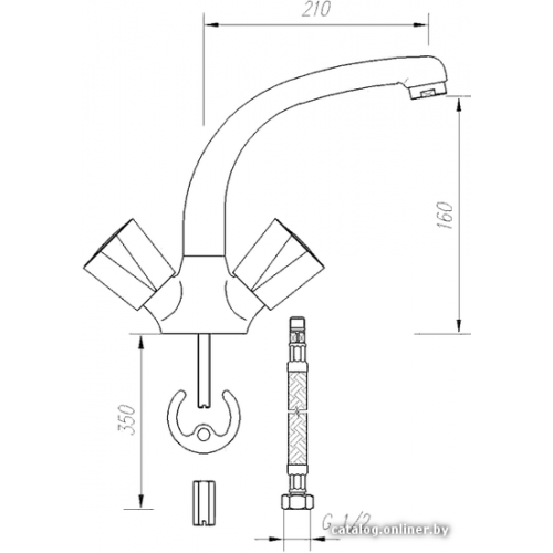Смеситель для раковины Mofem Primula 112 (140-0003-07) Смеситель для раковины Mofem Primula 112 (140-0003-07)