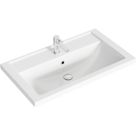 Раковина мебельная Kirovit Фостер 815x195x455 белая (4640021064733) Раковина мебельная Kirovit Фостер 815x195x455 белая (4640021064733)