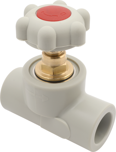 Вентиль PP-R 32 мм. FV-Plast (серый) (AA274032000) Вентиль PP-R 32 мм. FV-Plast (серый) (AA274032000)