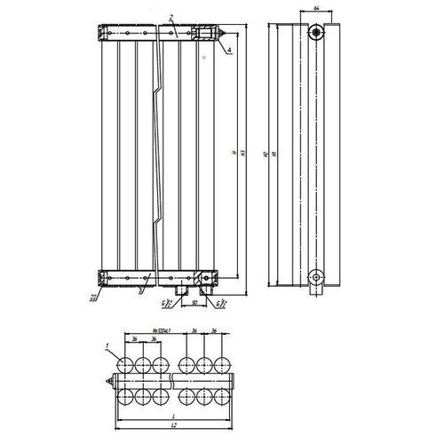 Радиатор стальной Empatiko нижнее подключение, кремовый серый (Takt LR2-472-1750 Cream Grey) Радиатор стальной Empatiko нижнее подключение, кремовый серый (Takt LR2-472-1750 Cream Grey)