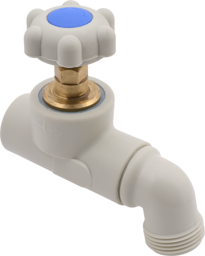 Вентиль с наконечником для шланга PP-R 25 мм. FV-Plast (серый) (AA276025000) Вентиль с наконечником для шланга PP-R 25 мм. FV-Plast (серый) (AA276025000)