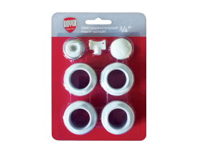Комплект универсальный для монтажа радиатора Royal Thermo 3/4'' белый (RT03.1) Комплект универсальный для монтажа радиатора Royal Thermo 3/4'' белый (RT03.1)