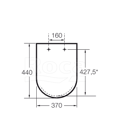 Сиденье для унитаза Roca Carmen с микролифтом (801B5238B) темно-серый Сиденье для унитаза Roca Carmen с микролифтом (801B5238B) темно-серый