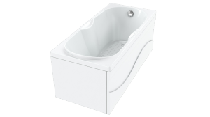 Ванна акриловая Bach Лаура 120*70 система 0, с каркасом Ванна акриловая Bach Лаура 120*70 система 0, с каркасом