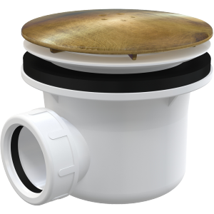 Сифон для душевого поддона AlcaPlast 90 мм бронза (A49ANTIC) Сифон для душевого поддона AlcaPlast 90 мм бронза (A49ANTIC)