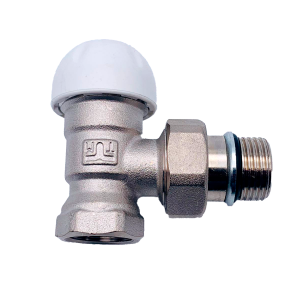 Клапан термостатический Tiemme угловой 1/2" (с уплотн. кольцом) (3310033 / 331H) Клапан термостатический Tiemme угловой 1/2" (с уплотн. кольцом) (3310033 / 331H)