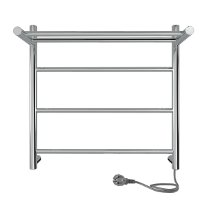 Полотенцесушитель электрический INDIGO LINE с полкой 525*500 серебристый, с полочкой (LСLE50-50PR) Полотенцесушитель электрический INDIGO LINE с полкой 525*500 серебристый, с полочкой (LСLE50-50PR)