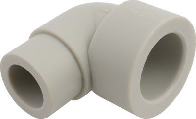 Угольник PP-R 25 мм. ВН 90 гр. FV-Plast (серый) (AA204025000) Угольник PP-R 25 мм. ВН 90 гр. FV-Plast (серый) (AA204025000)