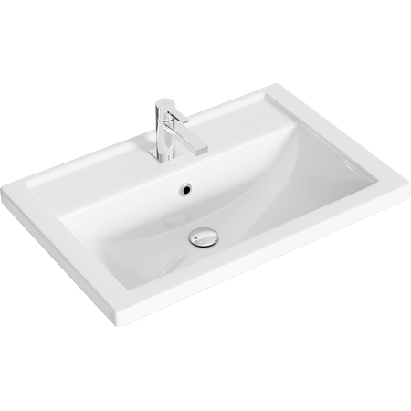 Раковина мебельная Kirovit Фостер 710x195x460 белая (4620008197746) Раковина мебельная Kirovit Фостер 710x195x460 белая (4620008197746)