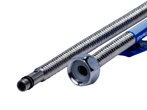 Подводка гибкая для смесителя 600 мм. 1/2"*М10 (нерж. сталь) Kofulso (EF-L600мм) Подводка гибкая для смесителя 600 мм. 1/2"*М10 (нерж. сталь) Kofulso (EF-L600мм)