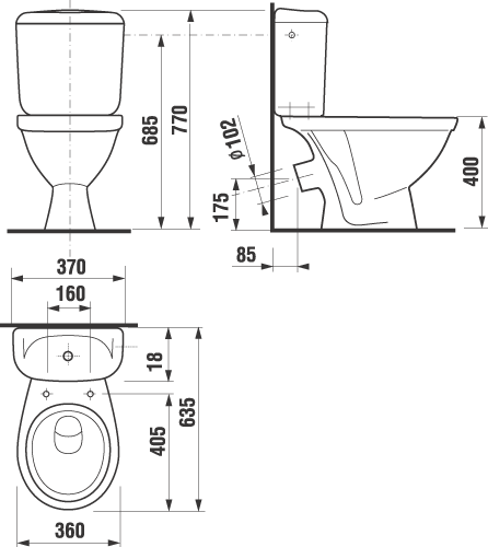 Унитаз-компакт Jika Lyra 635х770х360 косой выпуск (8.2423.4.000.242.9) Унитаз-компакт Jika Lyra 635х770х360 косой выпуск (8.2423.4.000.242.9)