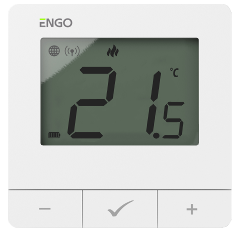 Терморегулятор Engo Умный ZigBee/868 МГц 2*АА (белый) (E25-BATW) Терморегулятор Engo Умный ZigBee/868 МГц 2*АА (белый) (E25-BATW)