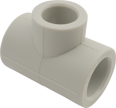 Тройник переходной PP-R 90*75*90 мм. FV-Plast (серый) (AA212090075) Тройник переходной PP-R 90*75*90 мм. FV-Plast (серый) (AA212090075)