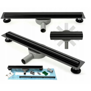 Душевой лоток Rea Neo Slim pro 800 Black (REA-G8902) Душевой лоток Rea Neo Slim pro 800 Black (REA-G8902)