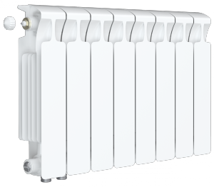 Радиатор биметаллический Rifar Monolit Ventil L 350 (8 секций, НП лев подкл. 50 мм.) (RM35008VL) Радиатор биметаллический Rifar Monolit Ventil L 350 (8 секций, НП лев подкл. 50 мм.) (RM35008VL)