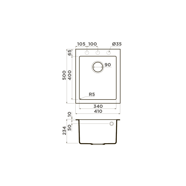 Мойка для кухни врезная Omoikiri Bosen 41-WH 410х500 белый (4993144) Мойка для кухни врезная Omoikiri Bosen 41-WH 410х500 белый (4993144)