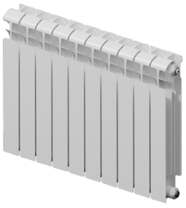 Радиатор биметаллический Rifar Ecobuild 300 (5 секции) (RE30005) Радиатор биметаллический Rifar Ecobuild 300 (5 секции) (RE30005)
