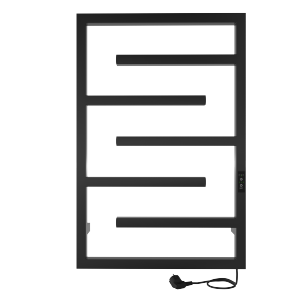 Полотенцесушитель электрический Indigo Delos 80x50 таймер, скрытый монтаж, универсальное подключение, черный муар (DGD80-50BRRt) Полотенцесушитель электрический Indigo Delos 80x50 таймер, скрытый монтаж, универсальное подключение, черный муар (DGD80-50BRRt)