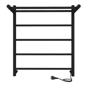 Полотенцесушитель электрический INDIGO LINE с полкой 525*600 черный муар, с полочкой (LСLE60-50BRPR) Полотенцесушитель электрический INDIGO LINE с полкой 525*600 черный муар, с полочкой (LСLE60-50BRPR)