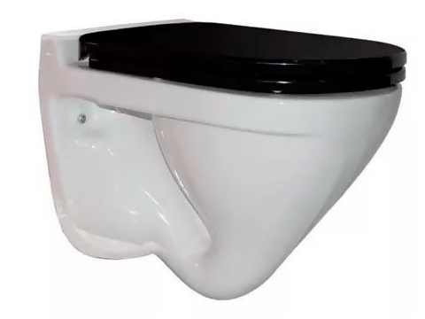 Унитаз подвесной Sanita Luxe Attica Black с сиденьем с микролифт Унитаз подвесной Sanita Luxe Attica Black с сиденьем с микролифт