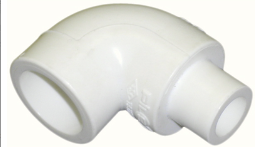 Угольник PP-R 25 мм. ВН "Pilsa" (белый) (80601) Угольник PP-R 25 мм. ВН "Pilsa" (белый) (80601)