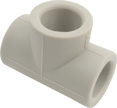 Тройник PP-R 25 мм. FV-Plast (серый) (AA208025000) Тройник PP-R 25 мм. FV-Plast (серый) (AA208025000)